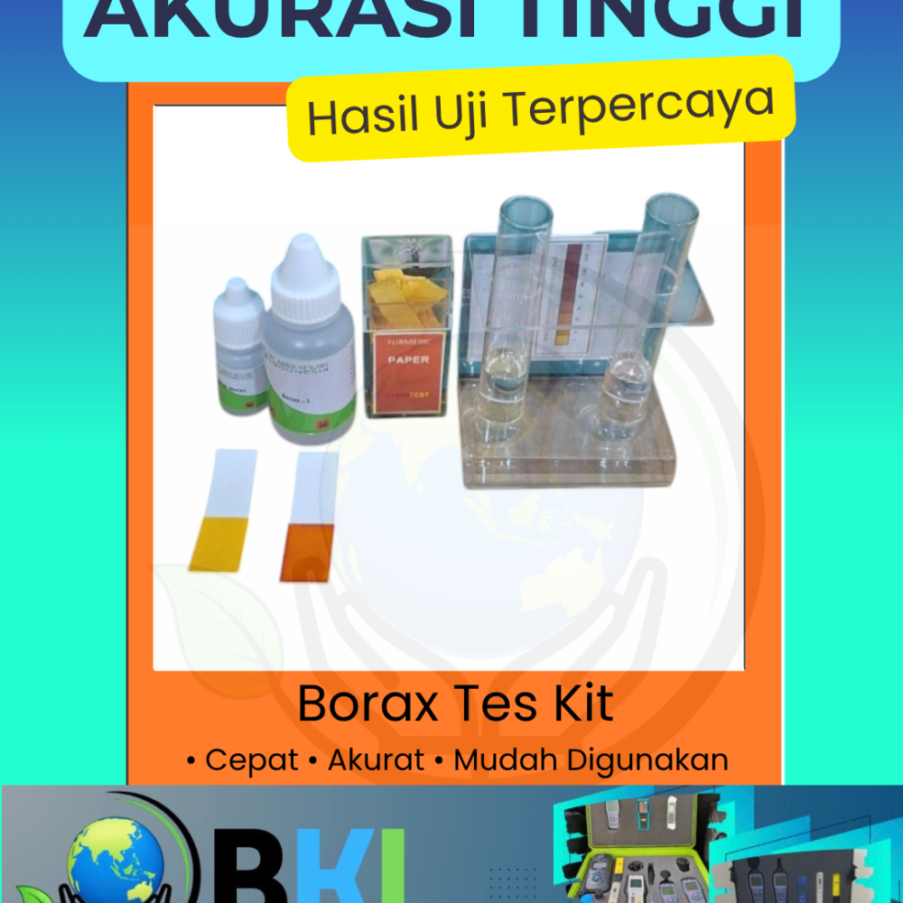 Jual Borax test kit 50, Uji Cepat