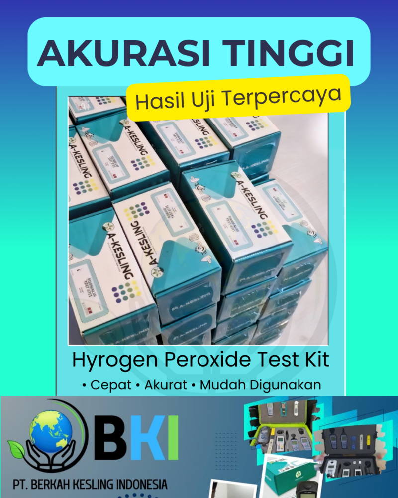 Uji Cepat Hydrogen Peroxida Test Kit