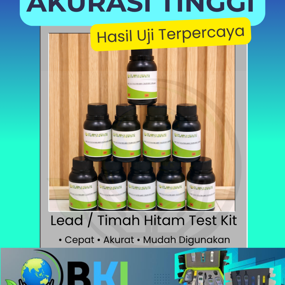 Lead 3 Jual Lead/Timah Hitam Test Kit 50 Uji Cepat