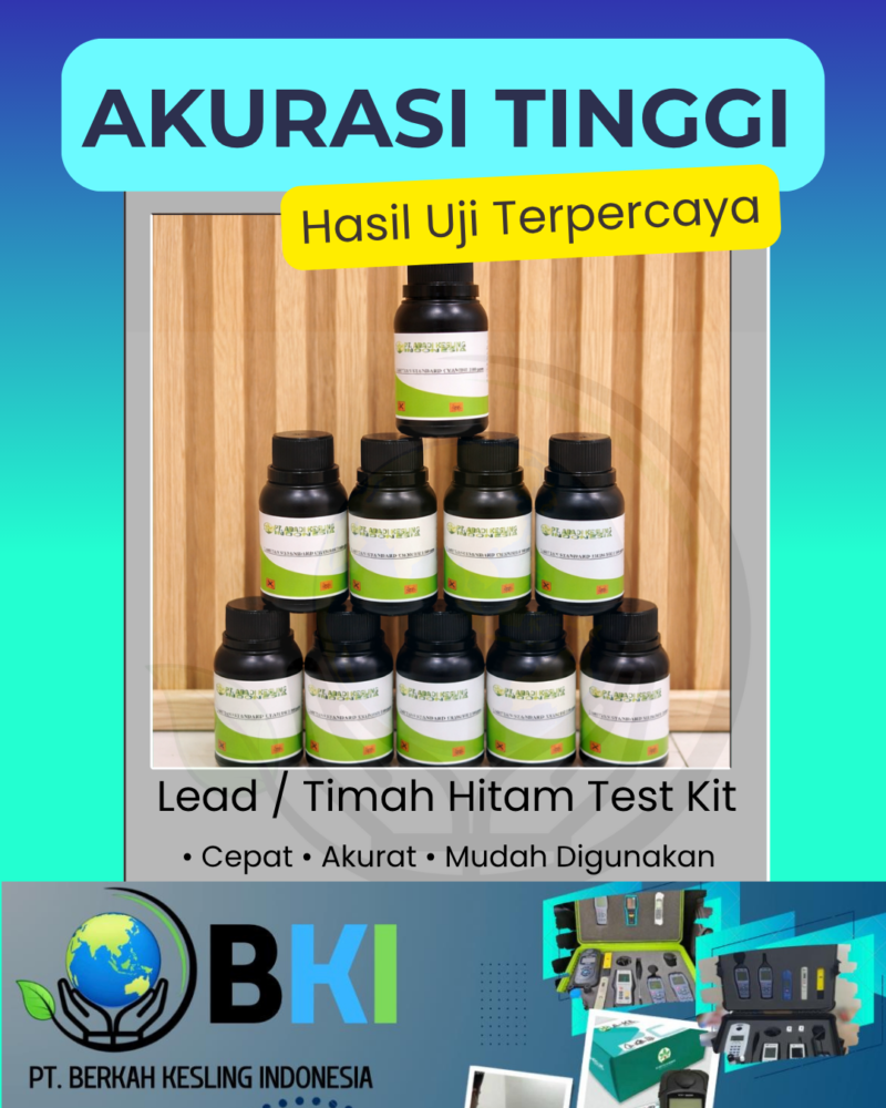 Lead 3 Jual Lead/Timah Hitam Test Kit 50 Uji Cepat