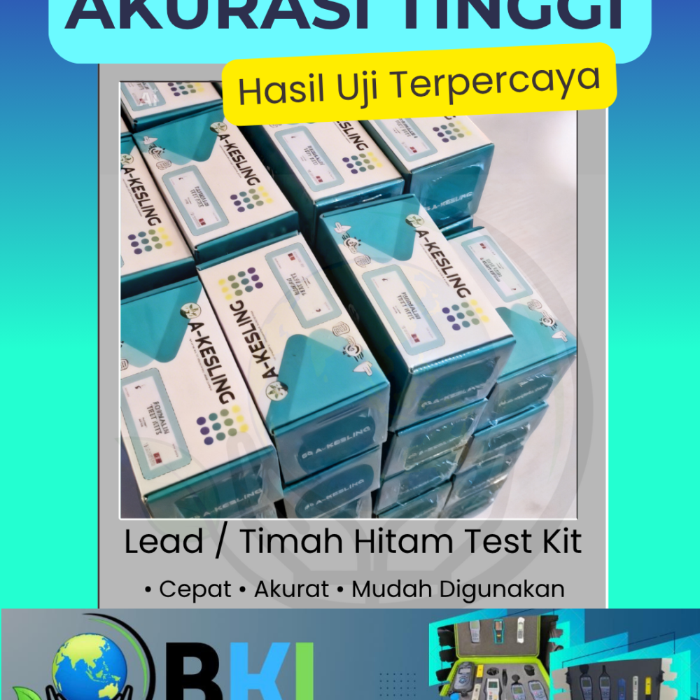 Lead 4 Jual Lead/Timah Hitam Test Kit 50 Uji Cepat