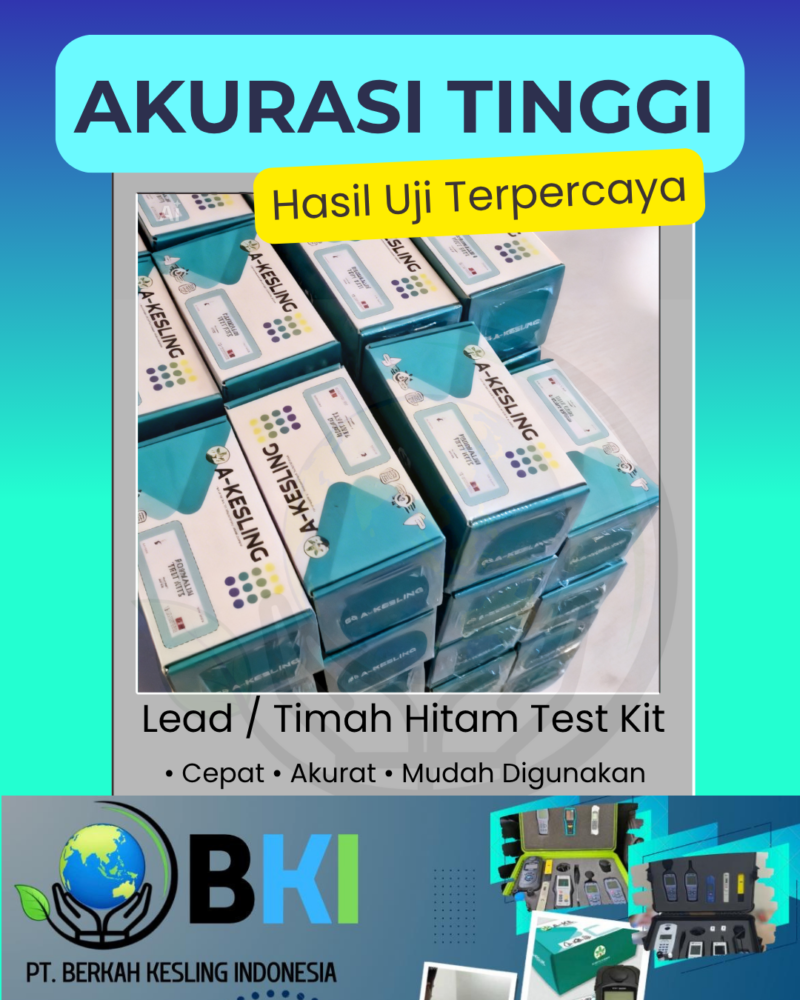 Lead 4 Jual Lead/Timah Hitam Test Kit 50 Uji Cepat
