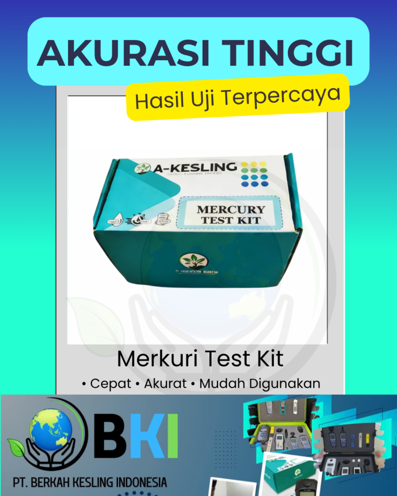 Mercury Test Kit 50, Uji Cepat
