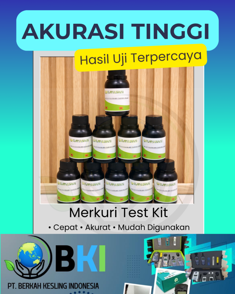 Mercury Test Kit 50, Uji Cepat