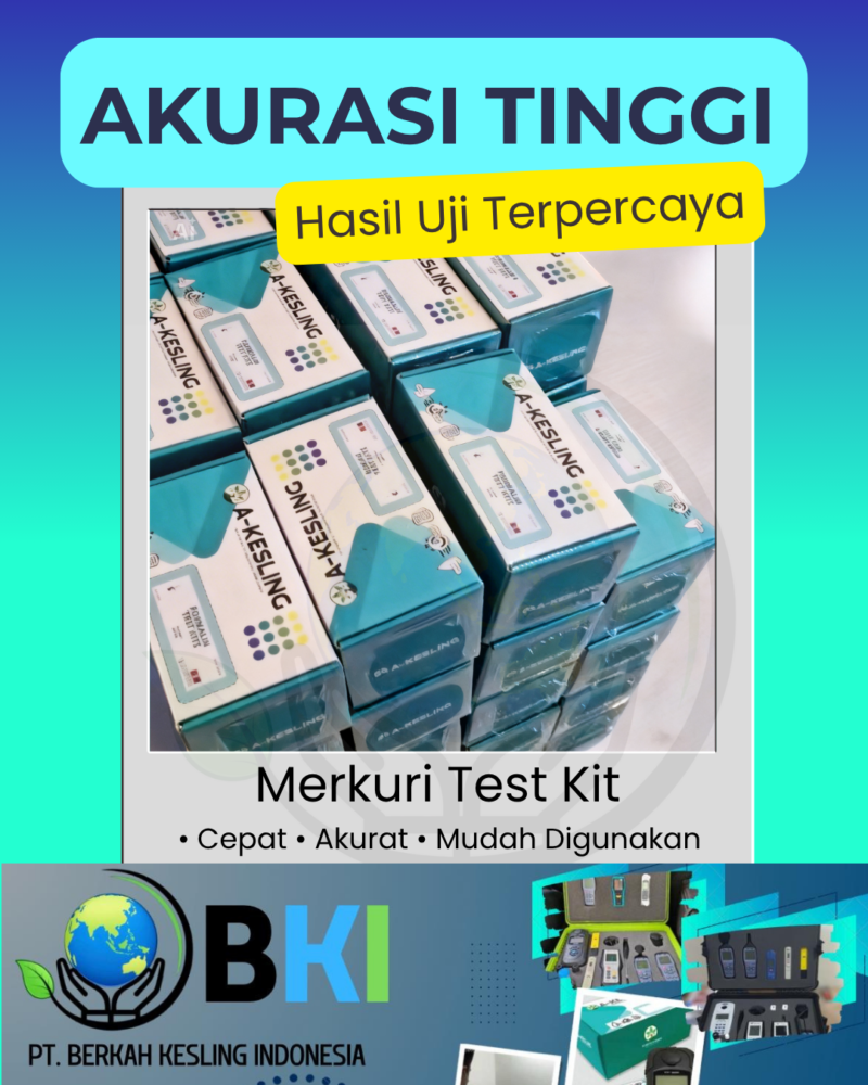Mercury Test Kit 50, Uji Cepat