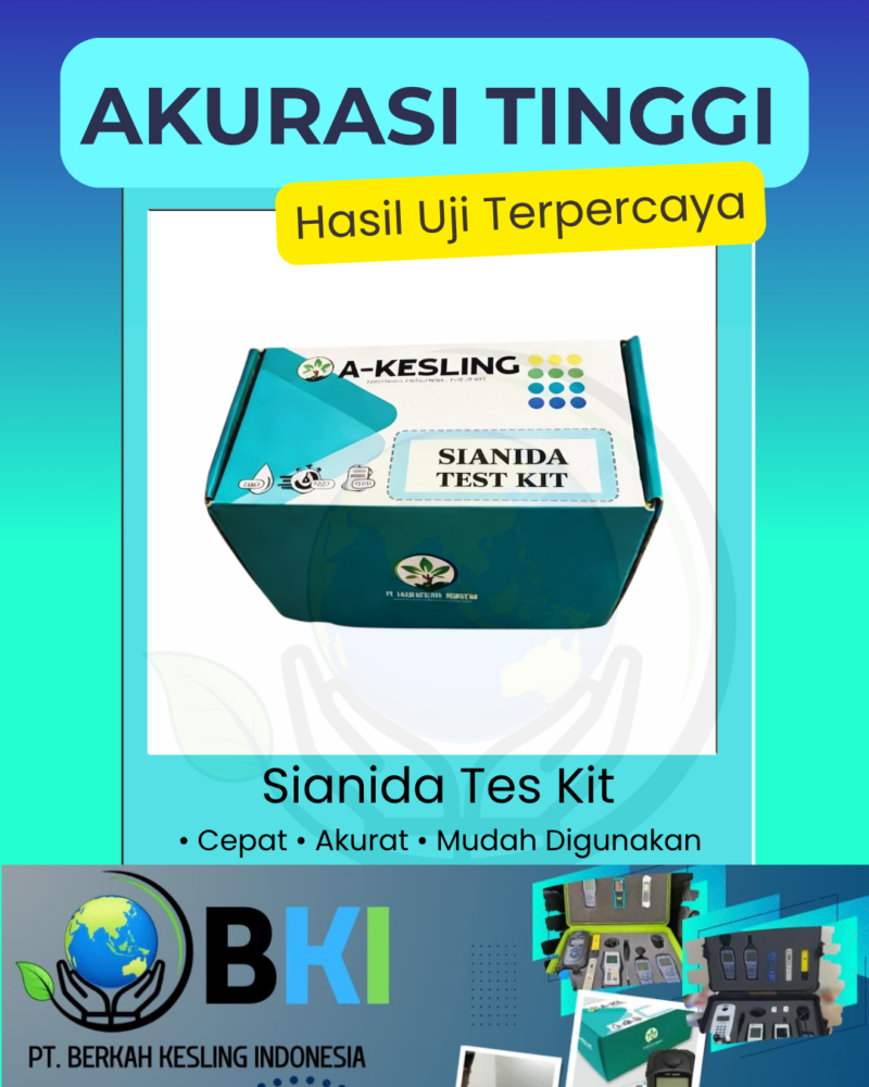 Sianida 1 Uji Cepat Sianida Test Kit 100,