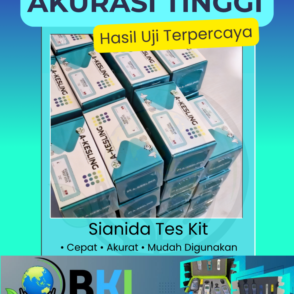 Sianida 2 Uji Cepat Sianida Test Kit 100,