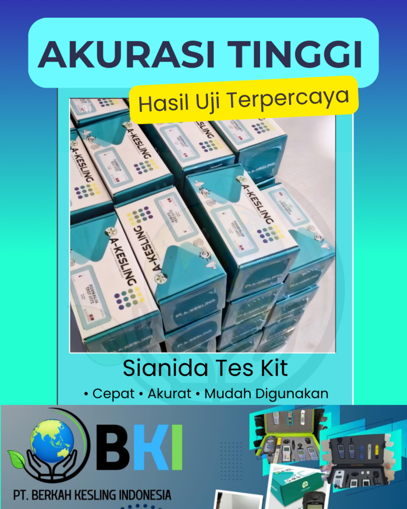 Sianida 2 Uji Cepat Sianida Test Kit 100,
