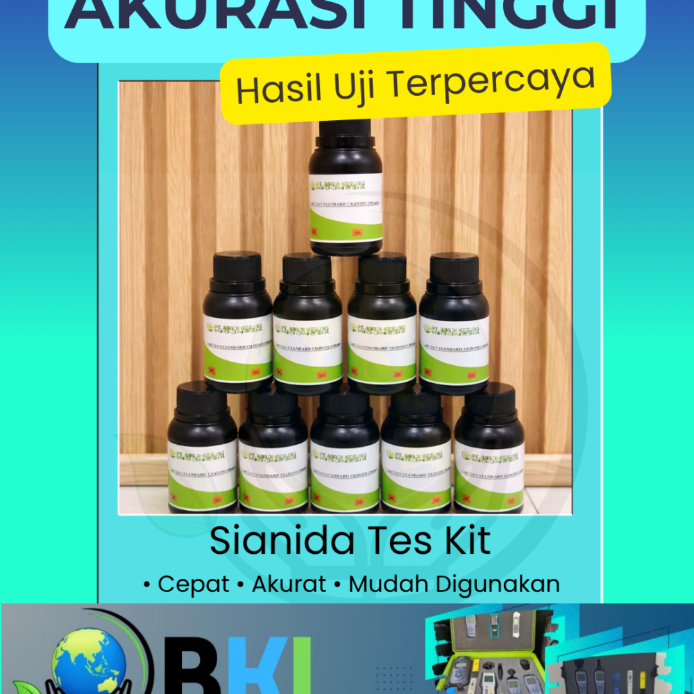 Sianida 3 Uji Cepat Sianida Test Kit 100,